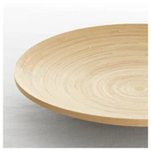 IKEA Hultet Dekoratif Ahşap Bambu Tabak 30 cm thumbnail 2