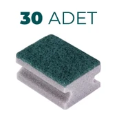 Set Oluklu Sünger Gri 30'lu Everklean thumbnail 1