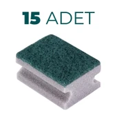 Set Oluklu Sünger Gri 15'li Everklean thumbnail 1