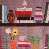 Patchwork Üç Raf Kitaplık Duvar Panosu thumbnail 7