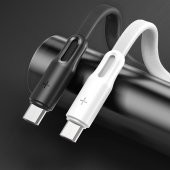 Rock S1 Micro USB Şarj ve Data Kablosu Flat Yassı 1mt 2A Siyah thumbnail 3