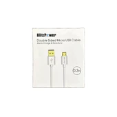 BlitzPower Micro USB 2A 30cm Kısa Data/Şarj Kablosu thumbnail 2