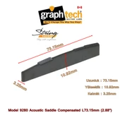 Graphtech PS-9280-C0 Black Tusq String Saver Akustik Gitar Alt Eşik thumbnail 1