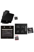 Luxell Opall Siyah 15 Program Ankastre Set thumbnail 1