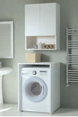 Sofya Çamaşır Makinesi Dolabı Beyaz thumbnail 3