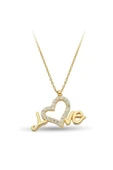 Love Altın Kolye Zk0241 thumbnail 1