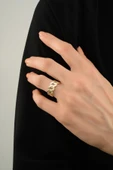 Kilit Altın Yüzük 14 Ayar thumbnail 3