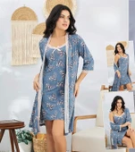 Kadın Sleep Wear 228 Ceketli Gecelik thumbnail 1