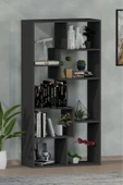 Zebra Dekoratif Kitaplık Antrasit thumbnail 3