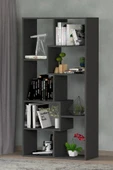 Zebra Dekoratif Kitaplık Antrasit thumbnail 2