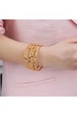 22 Ayar 19 Gram 2 li Burma Bilezik thumbnail 2
