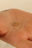 14 Ayar 1.5mm Top Altın Küpe thumbnail 2
