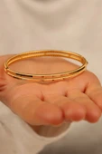 Yaldızlı Altın Bilezik thumbnail 3