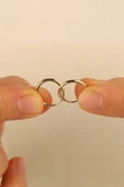 14 Ayar 1 cm Halka Altın Küpe thumbnail 1