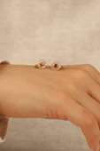 Taşlı Altın Küpe thumbnail 2