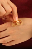 Başak Model Altın Küpe thumbnail 3