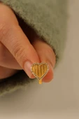 Hasır Kalpli Küpe thumbnail 2