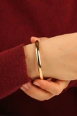 Düz Kelepçe Altın Bilezik thumbnail 2