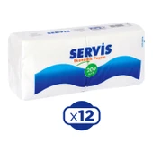Servis Peçete 200 lü Ekonomik x 12 Adet thumbnail 1