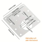Zhltools Paslanmaz Çelik Menteşe Onarım Plakası thumbnail 6