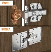Zhltools Paslanmaz Çelik Menteşe Onarım Plakası thumbnail 2