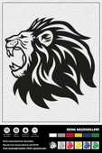 KÜKREYEN ASLAN STICKER 40 x 40 cm thumbnail 1