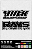 VOLK-RAYS STICKER 20 x 7 cm thumbnail 1