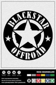 BLACKSTAR OFFROAD STICKER 10 x 10 cm ERU00007 thumbnail 1