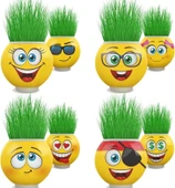 ÇİM ADAM 36 ADET TEK TEK KUTULU ÇİMOJİ thumbnail 4
