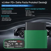 VLinker FD+ OBD2 Araç Teşhis Cihazı BL thumbnail 4