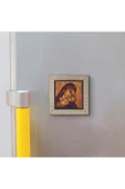 İsa ve Meryem Görseli Baskılı MDF Magnet 7X7 thumbnail 3