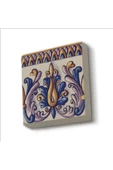 İtalyan Deseni Baskılı Taş Magnet 5X5 thumbnail 1