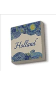 Hollanda Görseli Baskılı Taş Magnet 5X5 thumbnail 1