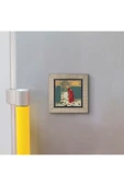 Kaplumbağa Terbiyecisi (Replika) Baskılı MDF Magnet 7X7 thumbnail 3