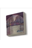 Amsterdam Görseli Baskılı Taş Magnet 5X5 thumbnail 1