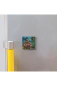 Hollanda Görseli Baskılı Taş Magnet 5X5 thumbnail 3