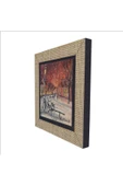 Hollanda Bisklet Görseli Baskılı MDF Magnet 7X7 thumbnail 5