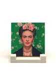 Frida Kahlo Baskılı Taş Masaüstlük 10X10 thumbnail 2