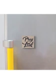 Rabbine dua et Baskılı Taş Magnet 5X5 thumbnail 3