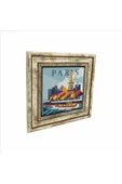 Paris Baskılı Taş Tablo 25X25 thumbnail 1