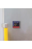 Kedi Baskılı Taş Magnet 5X5 thumbnail 3