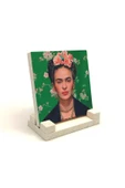 Frida Kahlo Baskılı Taş Masaüstlük 10X10 thumbnail 1