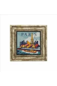 Paris Baskılı Taş Tablo 25X25 thumbnail 2