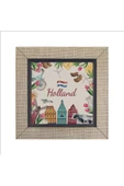 Hollanda Sembolleri Baskılı MDF Magnet 7X7 thumbnail 4