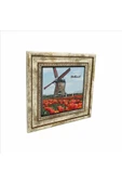 Hollanda Görseli Baskılı Taş Tablo 25X25 thumbnail 1