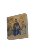 Ayasofya Deesis Mozaiği Baskılı Taş Magnet 5X5 thumbnail 1