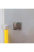 Amsterdam Görseli Baskılı Taş Magnet 5X5 thumbnail 2
