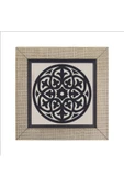 Barok Desen Baskılı MDF Magnet 7X7 thumbnail 4