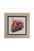 İtalya Görseli Baskılı MDF Magnet 7X7 thumbnail 4