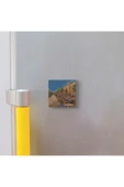 Amsterdam Görseli Baskılı Taş Magnet 5X5 thumbnail 2